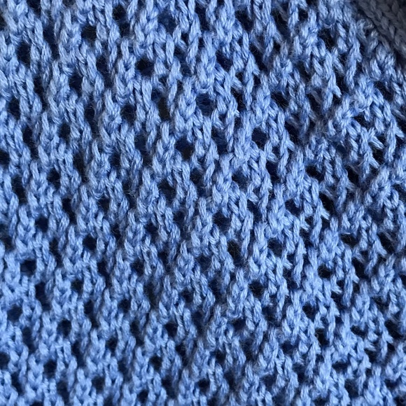 DENIM & CO. Cardigan Sweater Zip Up Hoodie Knit Blue Women’s Plus Size 1X - Picture 14 of 15